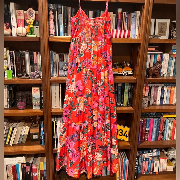 Eliza J Tiered Floral Print Maxi Dress NWOT - Picture 6 of 6